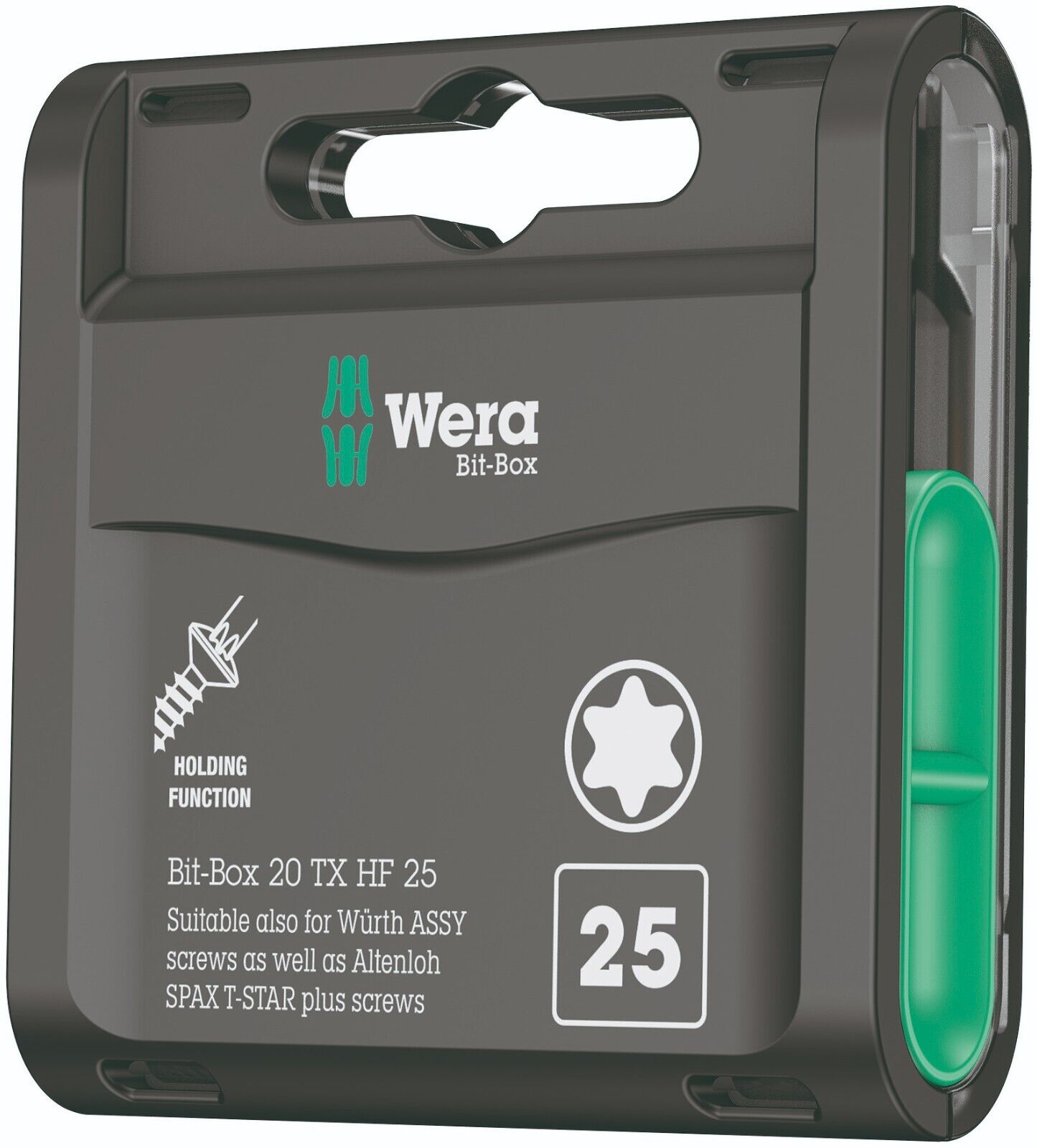Wera Bit-Box 20 TORX® HF Bits HF TX 20 x 25mm 20 Pieces 05057777001