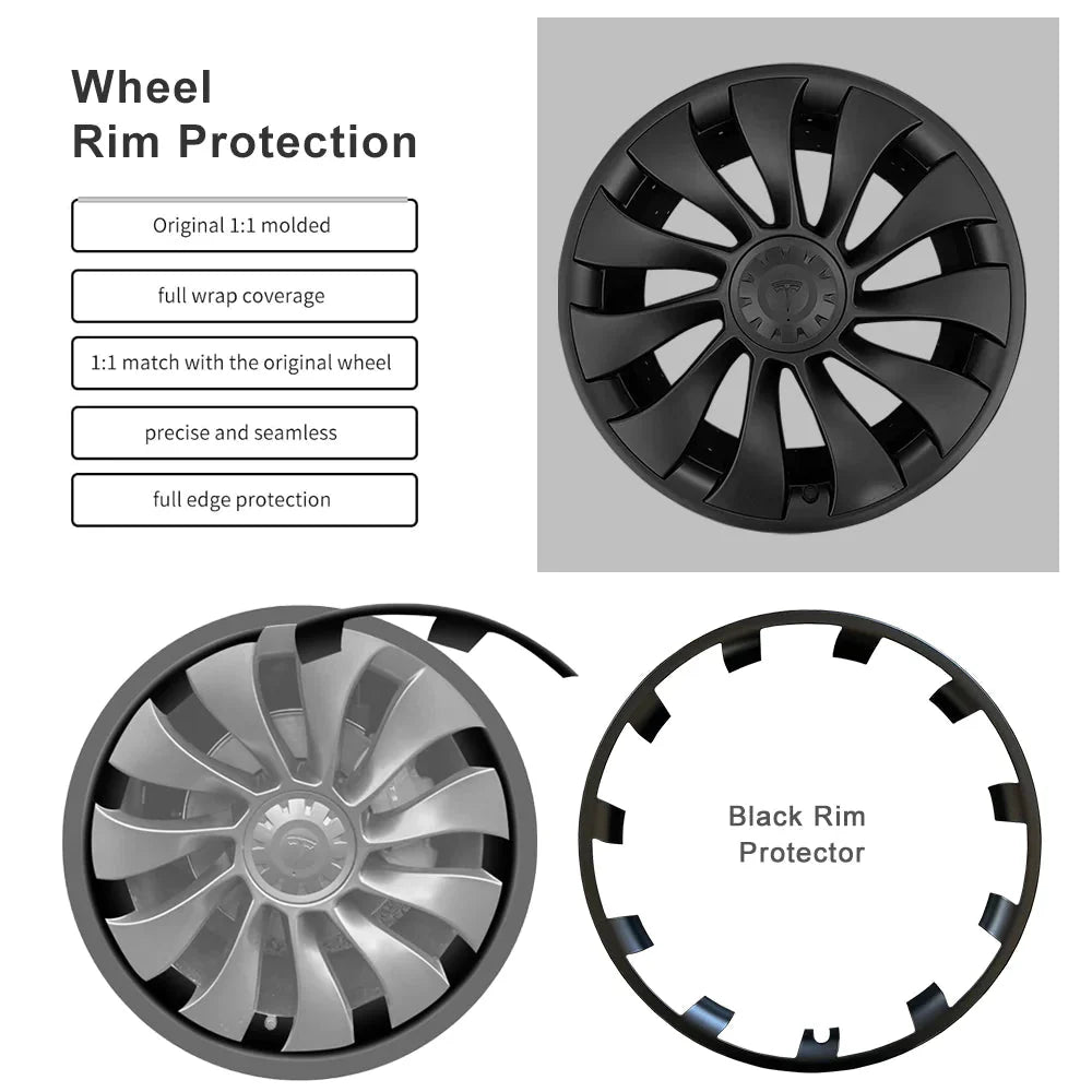 Split Hub Center Cap Covers for Model Y 20