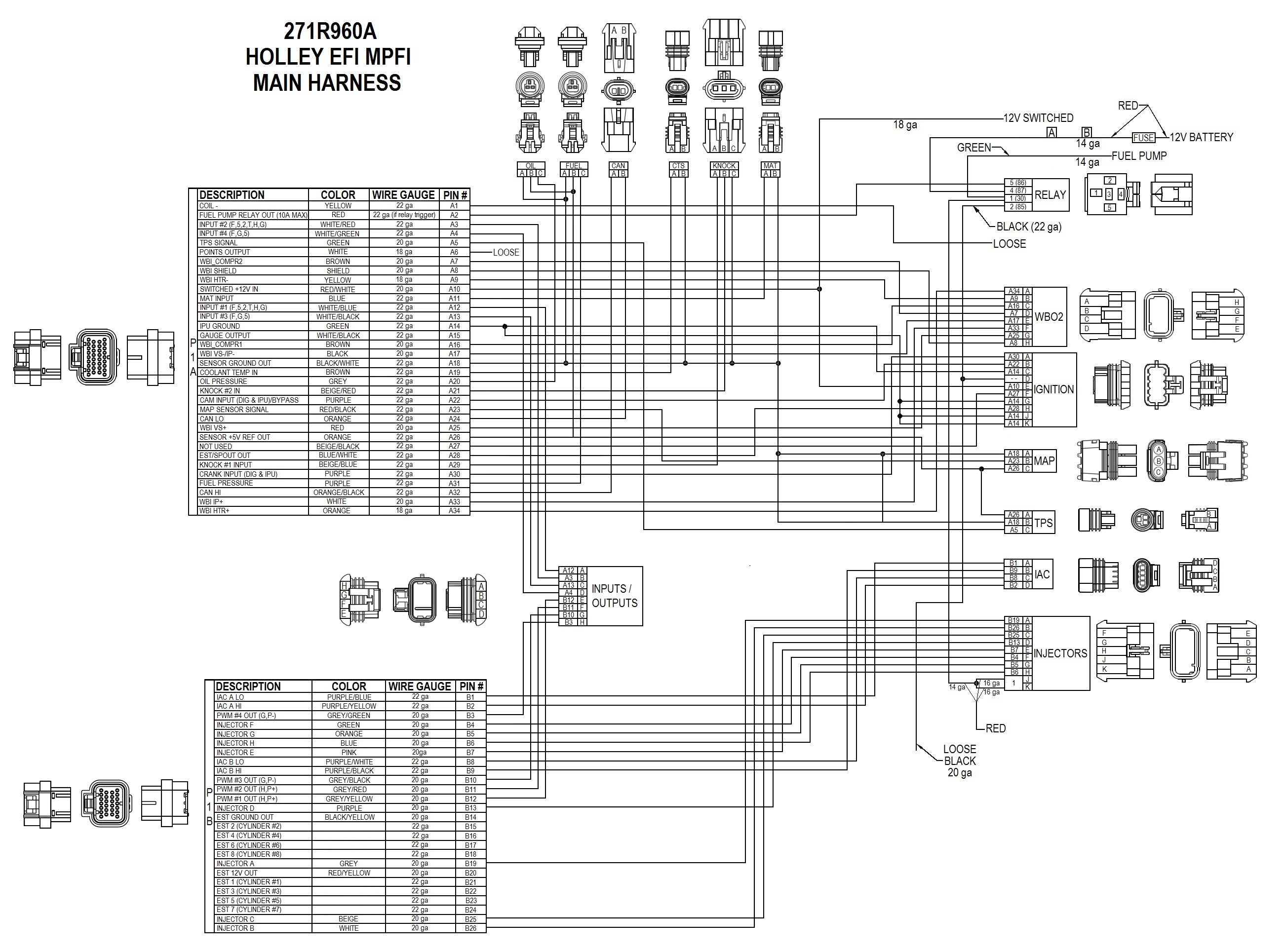 Universal MPFI Main Harness