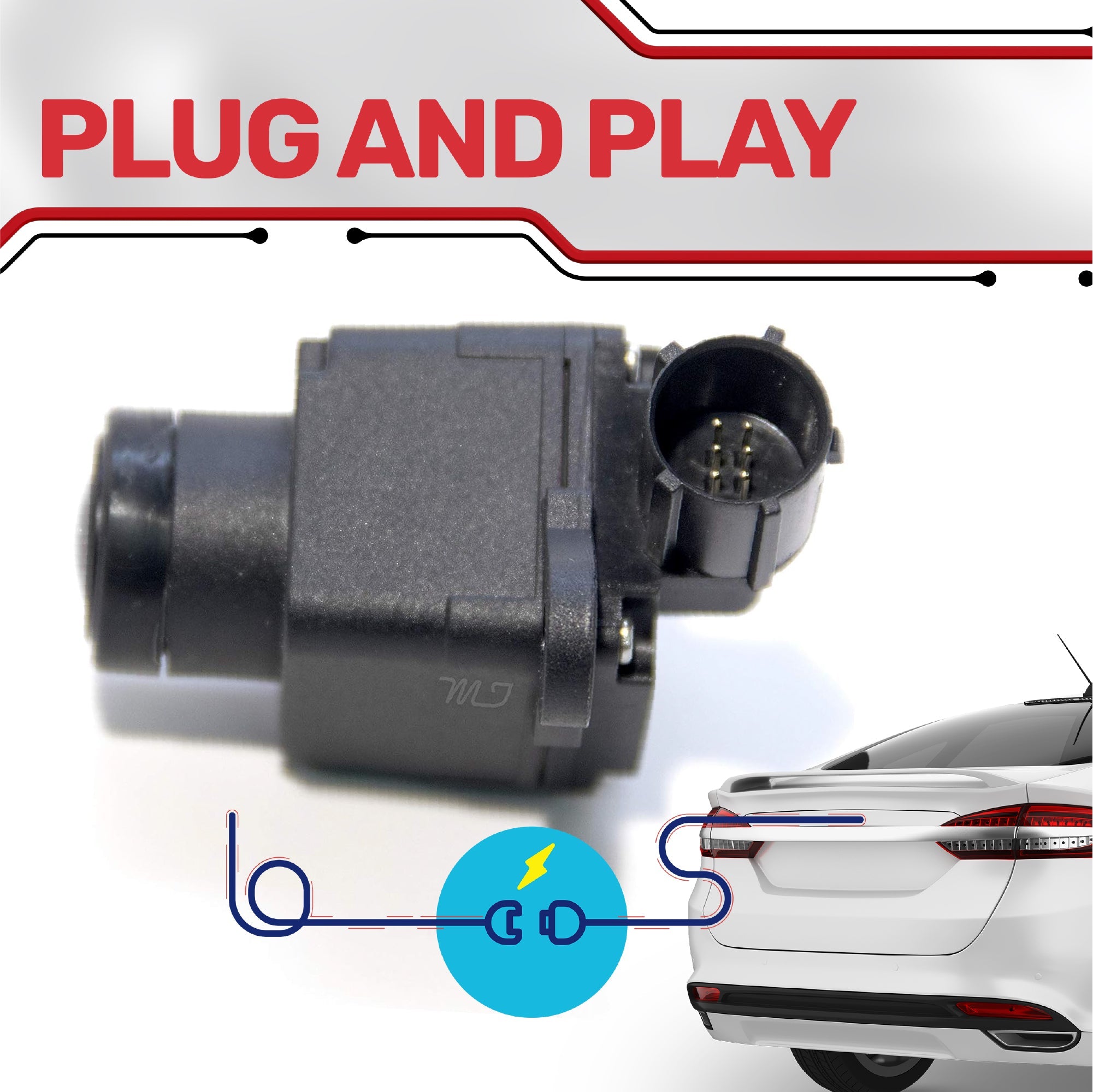 Dodge Ram (2016-2017) OEM Replacement Backup Camera OE Part # 68274731AA, 68274731AB, 68274731AC, 68274731AD, 68274731AE