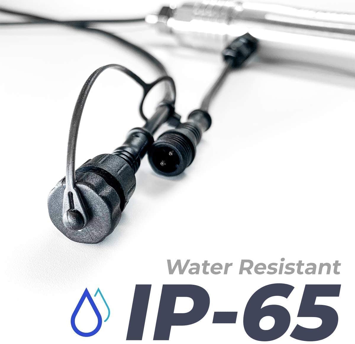 Master Tailgaters 5' Truck LED Flag Pole Hitch Mount with Smartphone App Control - Spiral Chasing Lights