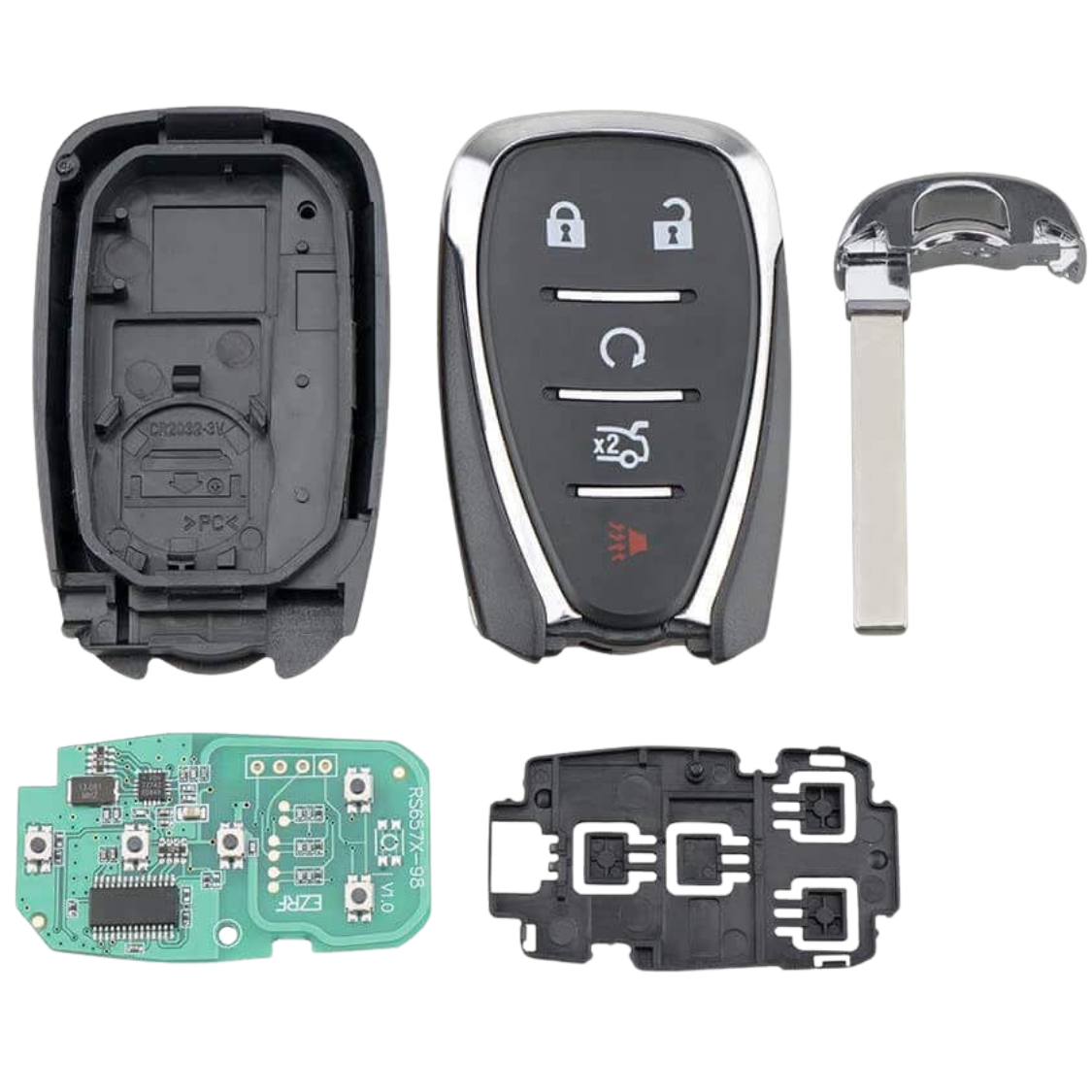 Chevrolet Smart Key Fob Camaro / Cruze / Malibu 2016-2020  FCCID: HYQ4EA P/N: 13508769 - 433MHz  (key2u)