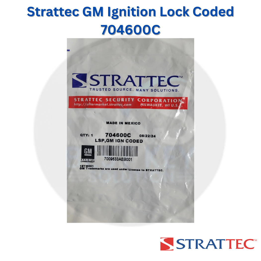 Strattec GM Truck Suv and Van Ignition Lock Service Package Coded w/keys P/N: 704600C