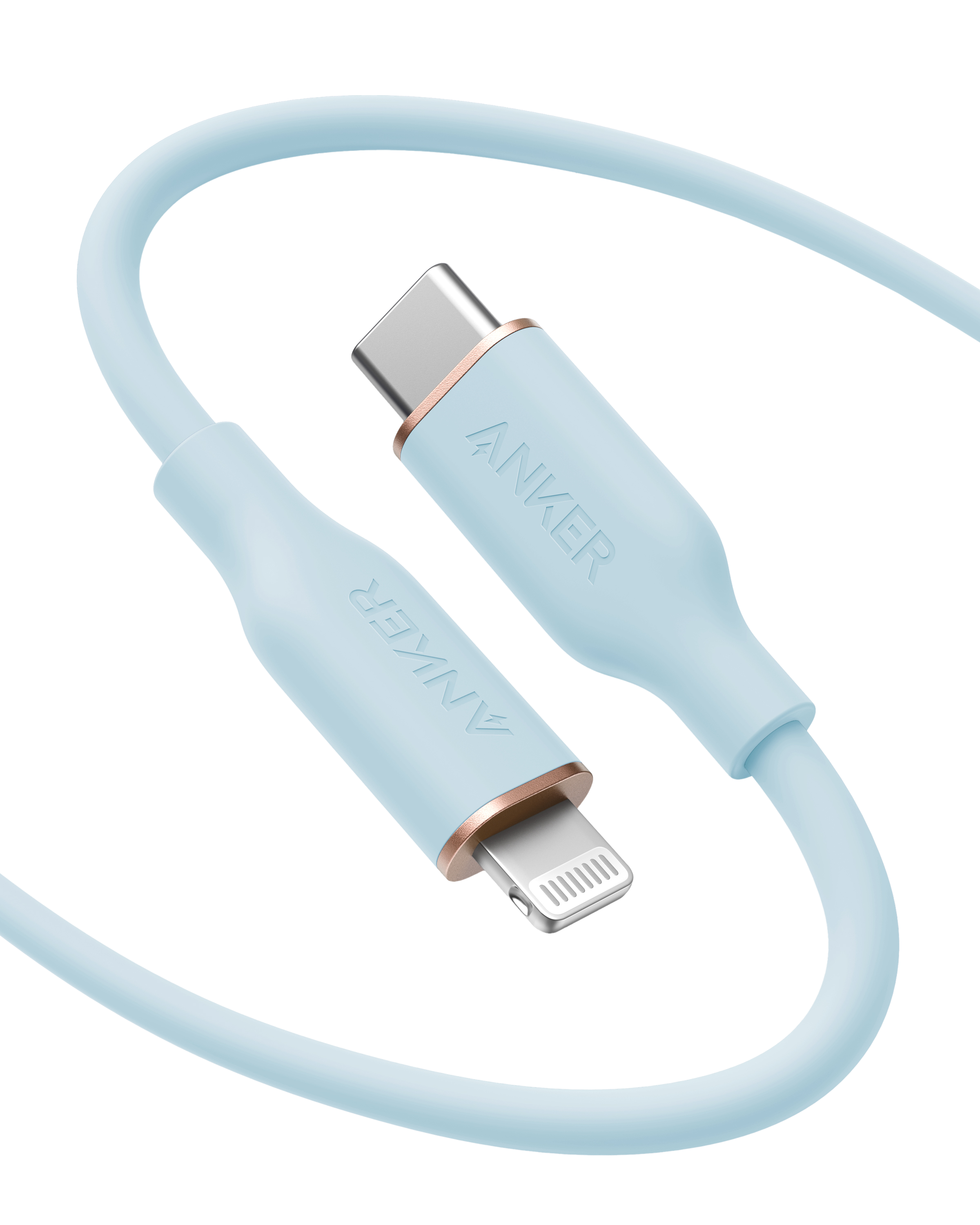 Anker <b>641</b> USB-C to Lightning Cable (Flow, Silicone)