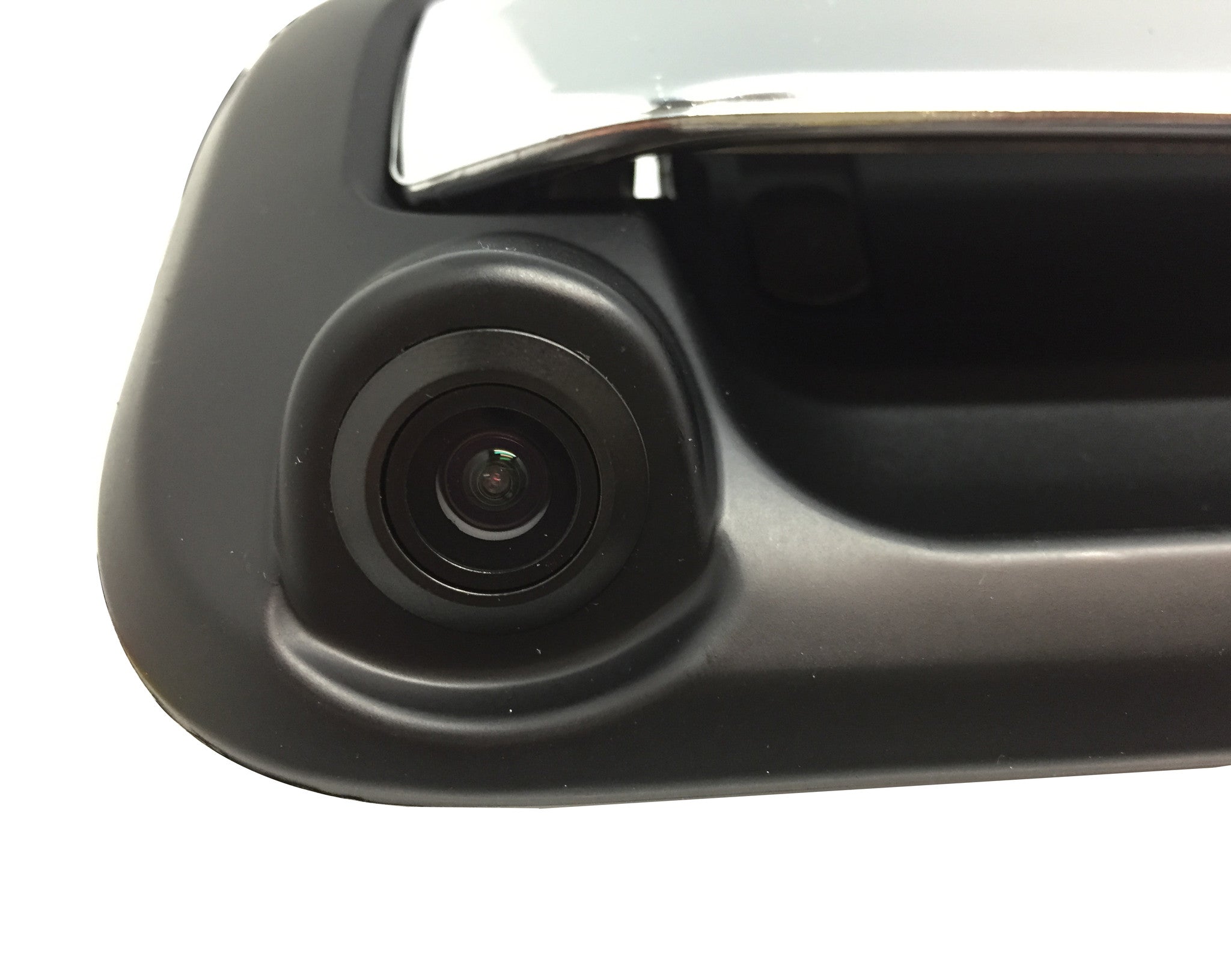 Ford F150 F250 F350 F450 F550 (2005-2016) Black/Chrome Replacement Tailgate Handle with Backup Camera