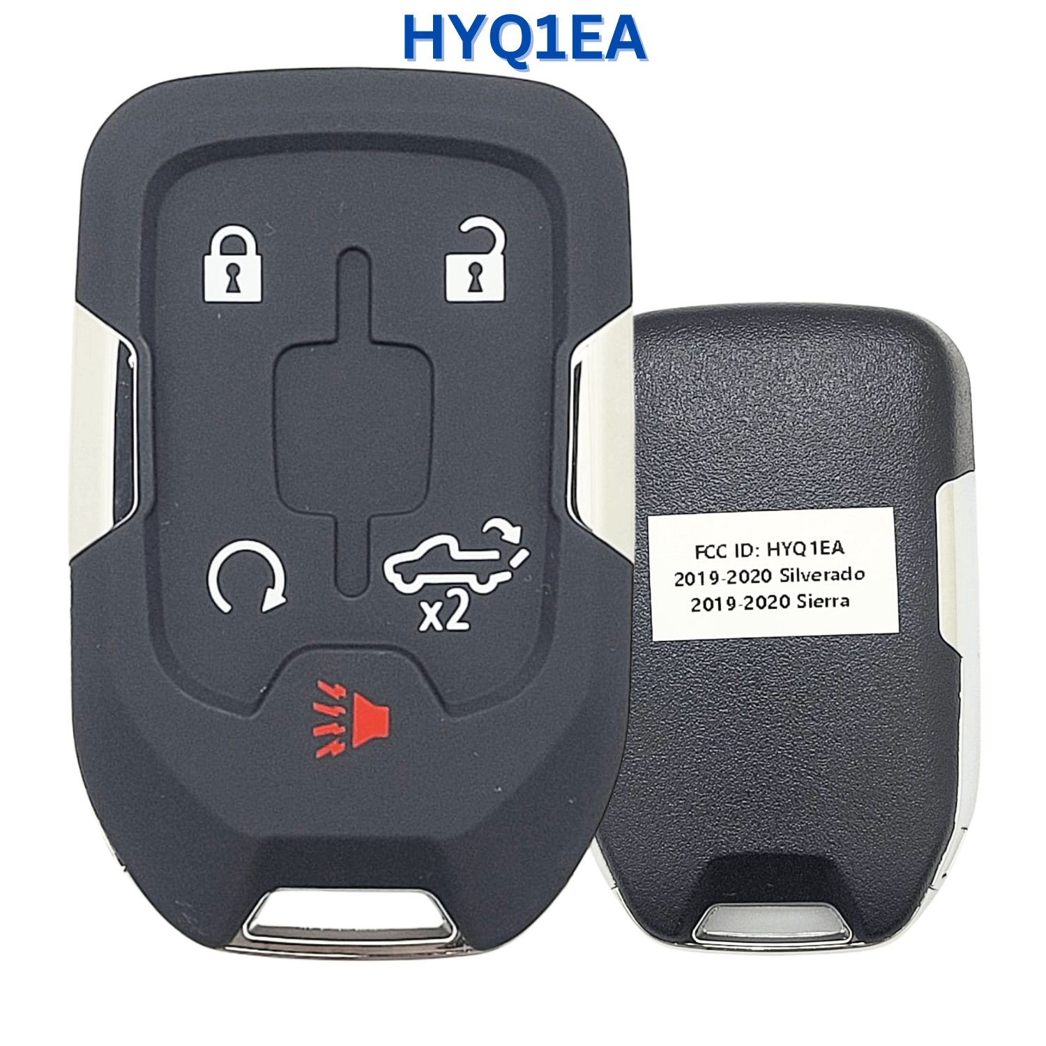 Chevrolet Silverado GMC Sierra 2019-2020 Smart Key 5B Tailgate / Starter - FCC ID HYQ1EA - 433 MHz - (key2u)