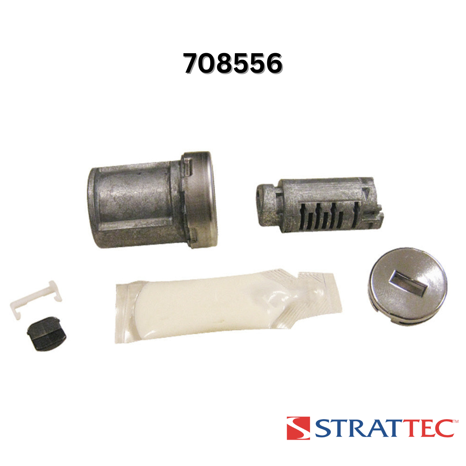 Strattec Part Number: 708556 | Uncoded 8-Cut Ignition Lock Service Pack for Ford Models (2005-2019)