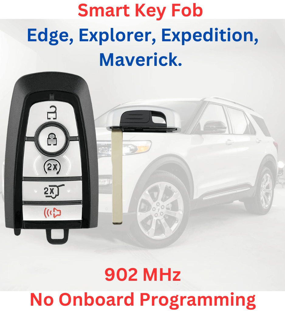 Ford Expedition, Explorer, Escape (2018-2023) Smart Keyless Entry Key Fob, 5-Button FCC ID:M3N-A2C931426, P/N:164-R8198 (902 MHz)