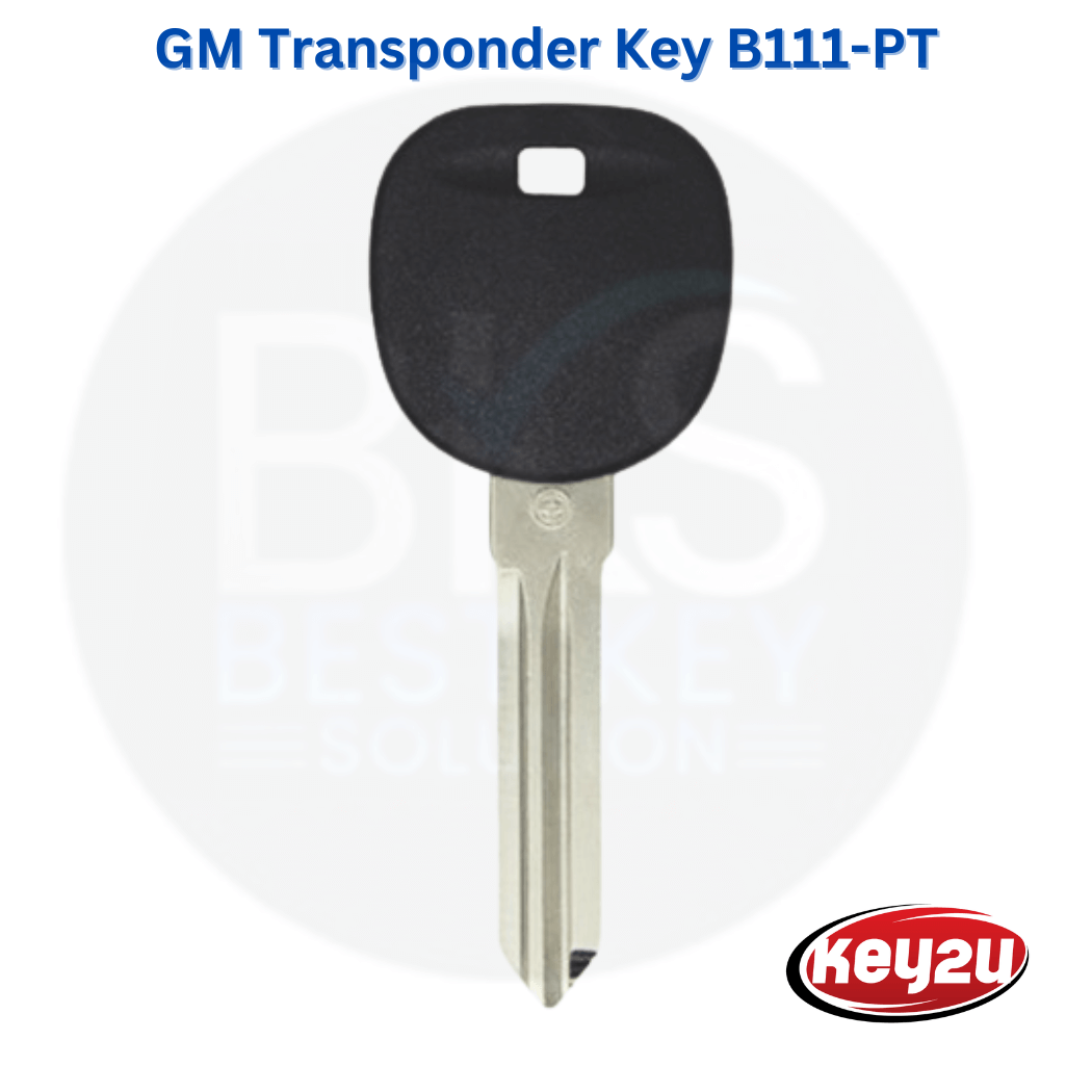 GM B111-PT Transponder Key Blank Chip ID Philips 46 Circle Plus