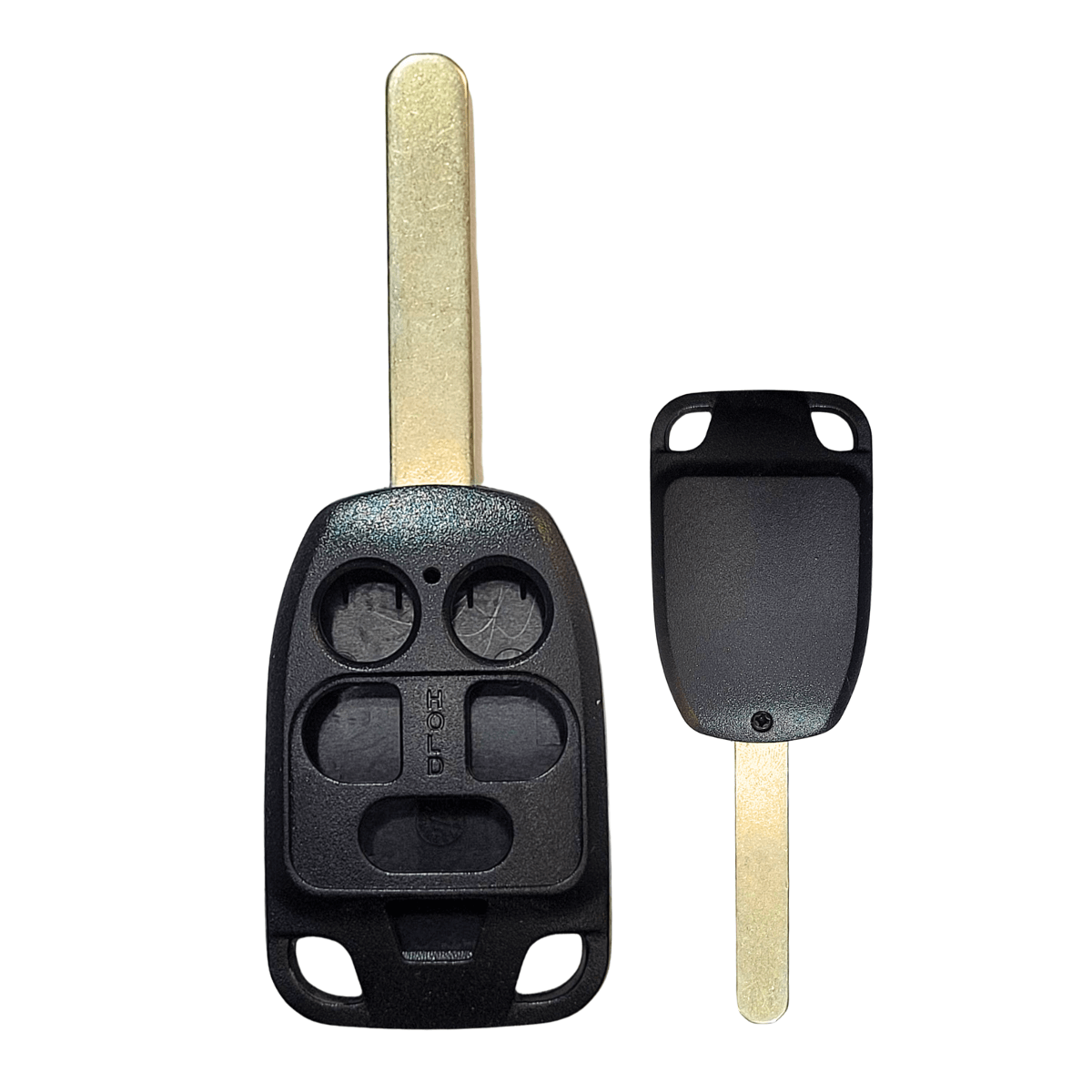 Honda Odyssey 6-Button Remote Head Key Shell Replacement with Uncut Key Blade (key2u)