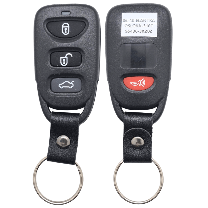 Hyundai 2006-2010 Elantra, Sonata Keyless Entry Remote Transmitter 4-Buttons with Trunk -FCC ID: OSLOKA-310T, P/N: 95430-3K202 - 315Mhz (key2u)