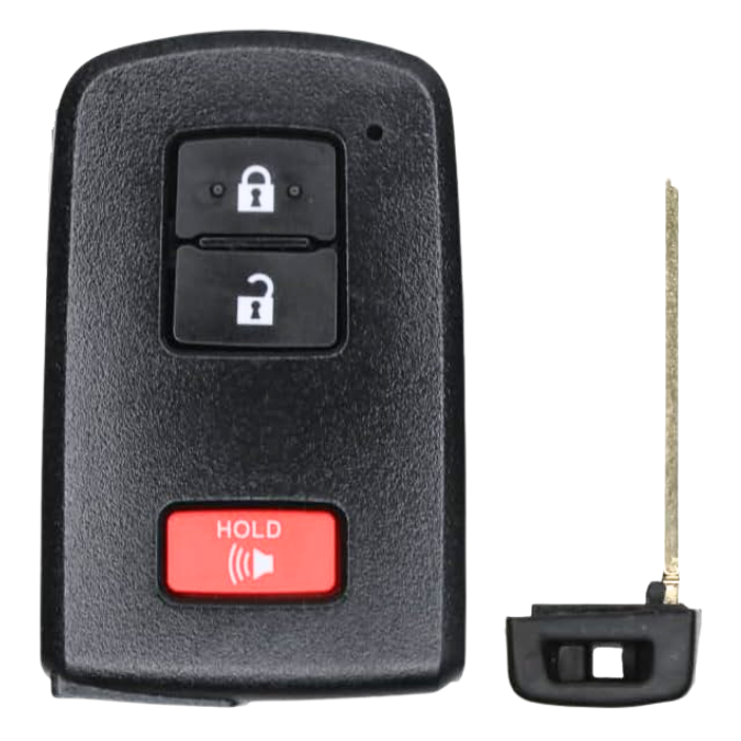 Toyota Tacoma Tundra 4Runner 2015-2021 Smart Key Fob 3 Button HYQ14FBA - Board 2110 - P/N: 89904-0E091
