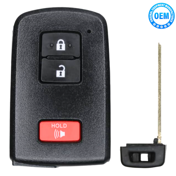 OEM Refurbished Smart Key Fob for 2021-2022 Toyota Tacoma & Tundra – FCC HYQ14FBB, P/N: 89904-35060 & 89904-0C050