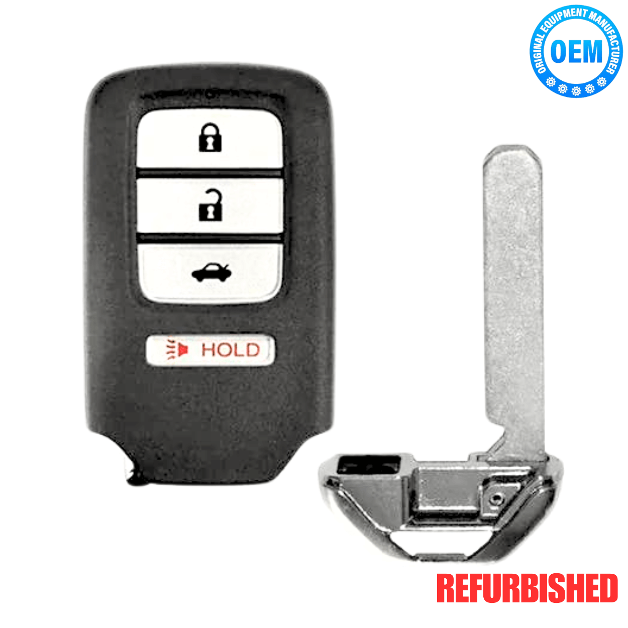 Honda Accord Civic 2013-2015 Smart Keyless Entry, Remote Key Fob FCC ID: ACJ932HK1210A, OEM-Refurbished