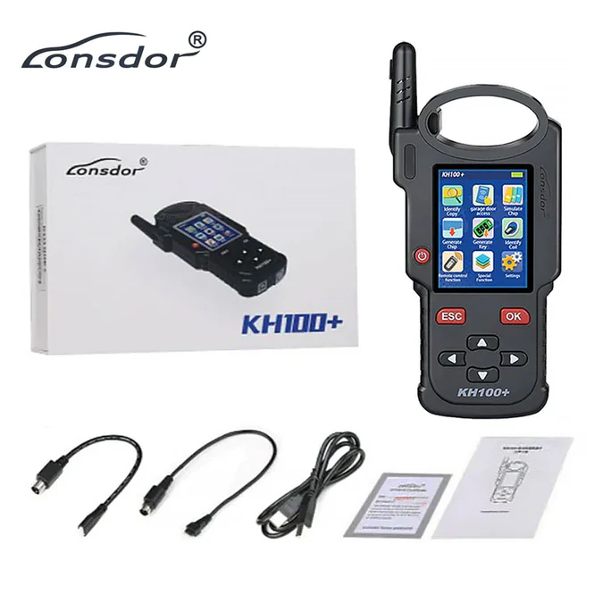 Lonsdor KH100+ Full Featured Smart Key Remote Programmer with Toyota AKL Online Calculation 1 Year Activation