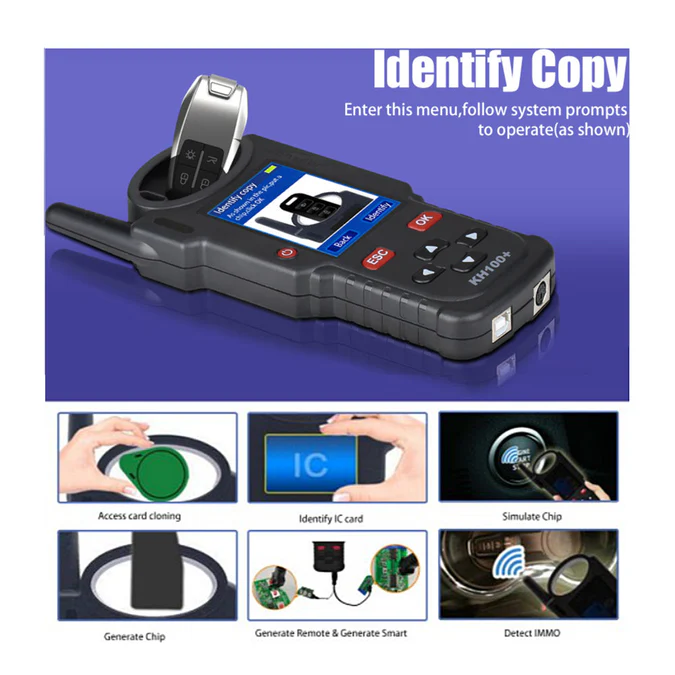 Lonsdor KH100+ Full Featured Smart Key Remote Programmer with Toyota AKL Online Calculation 1 Year Activation