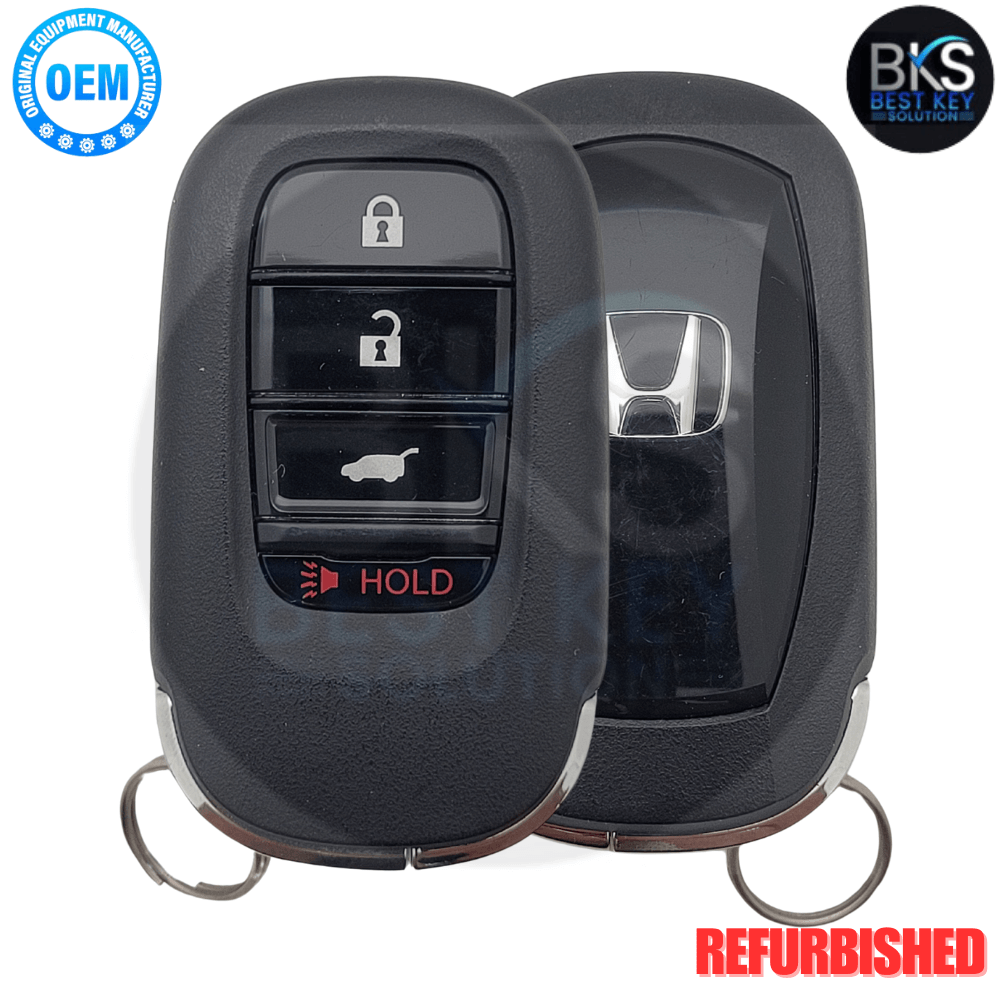 HONDA CIVIC HATCHBACK SMART KEYLESS ENTRY, REMOTE KEY FOB FCC ID: KR5TP-4, OEM P/N: 72147-T43-A01 REFURBISHED