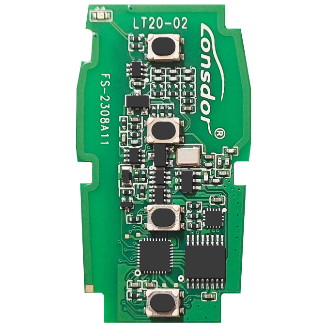 Lonsdor LT20-02 Universal Smart Remote PCB compatible with Subaru Smart Key Fob.