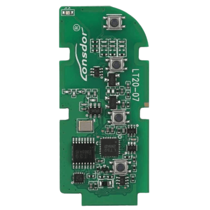 Lonsdor LT20-07 Universal Smart Remote PCB Compatible with Lexus Board 3410, 0440, 6100, 8A Chip, Switchable Frequency