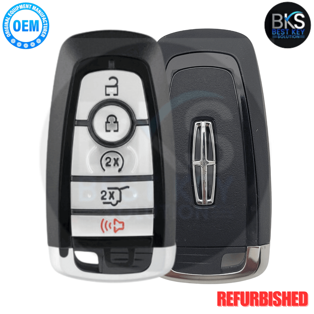 Lincoln Aviator Corsair Navigator Nautilus Smart Key Fob PN: 164-R8278, 5938568, KL7T-15K601-BA, KL7T15K601BA, Frequency 902 MHz