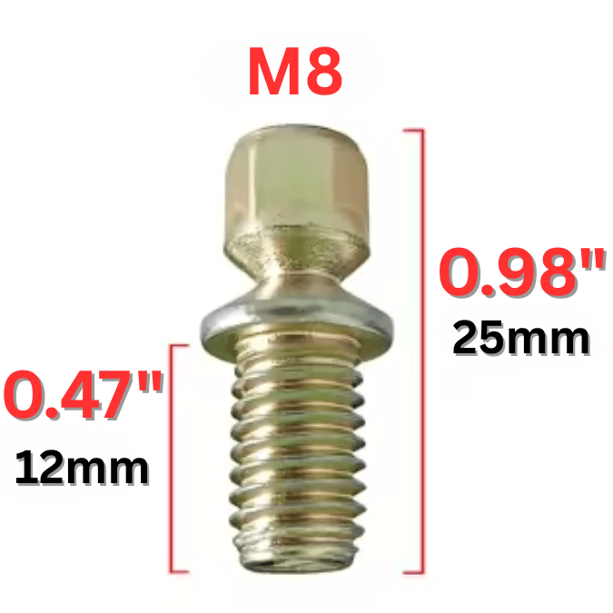 Ignition Lock Break-Away Shear Bolts for Ignition Lock Assembly Honda Hyundai Kia Toyota and More (Pack of 6-pcs.)