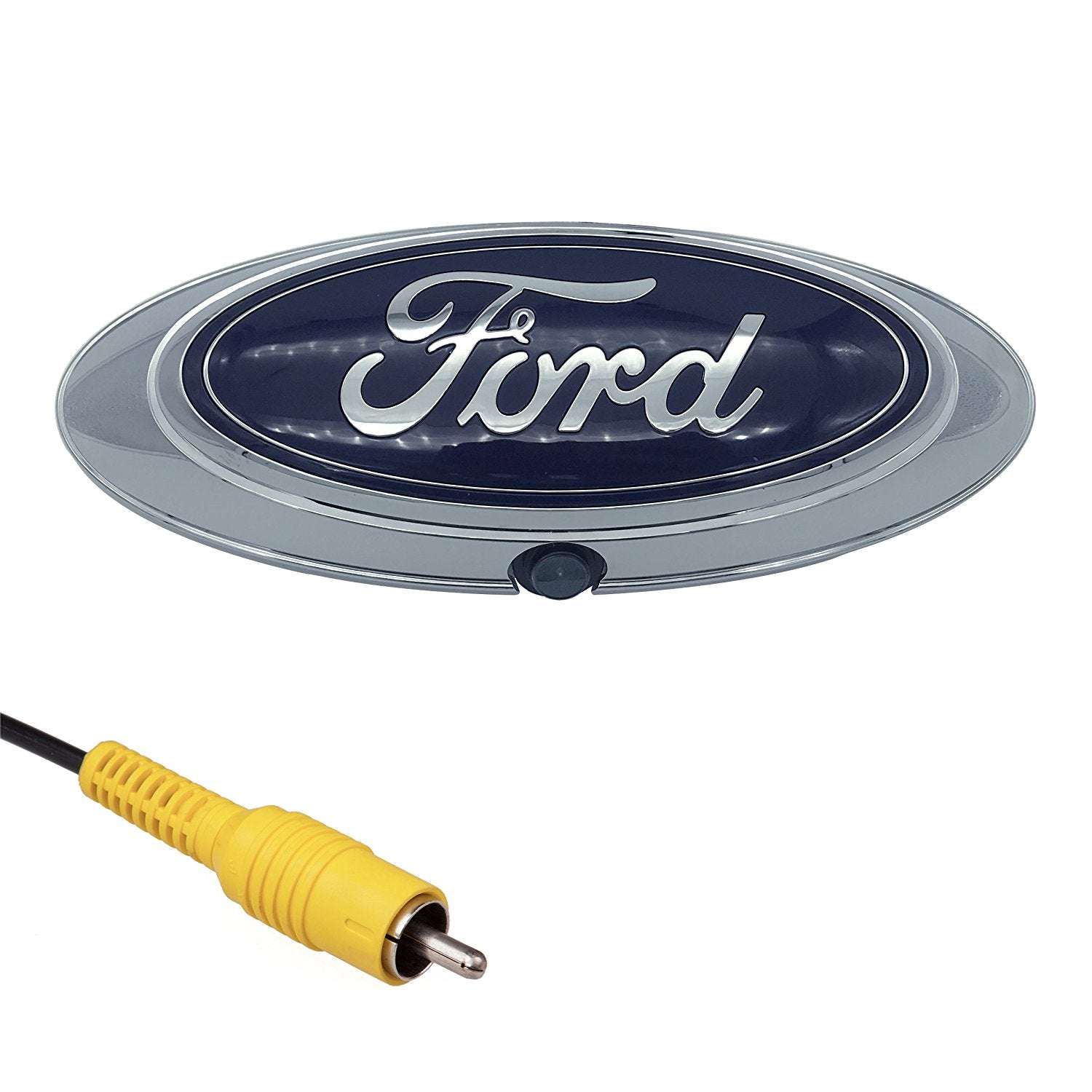 Ford F150, F250, F350, F450, F550 (2004-2016) Replacement Ford Emblem with Backup Camera