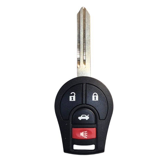 Nissan 4-Button Remote Head Key Fob 3-Buttons with FCC: CWTWB1U751, CWTWB1U816, P/N: H0561-3AA0B 315 MHz