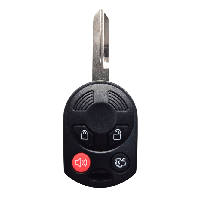 Premium OEM Refurbished Ford Remote Key Fob: Compatible with 2006-2012 Fusion, Edge, and Mustang, 4-Button with Trunk; FCC ID: OUCD6000022, P/N: 164-R7013, 4D63-40 BIT