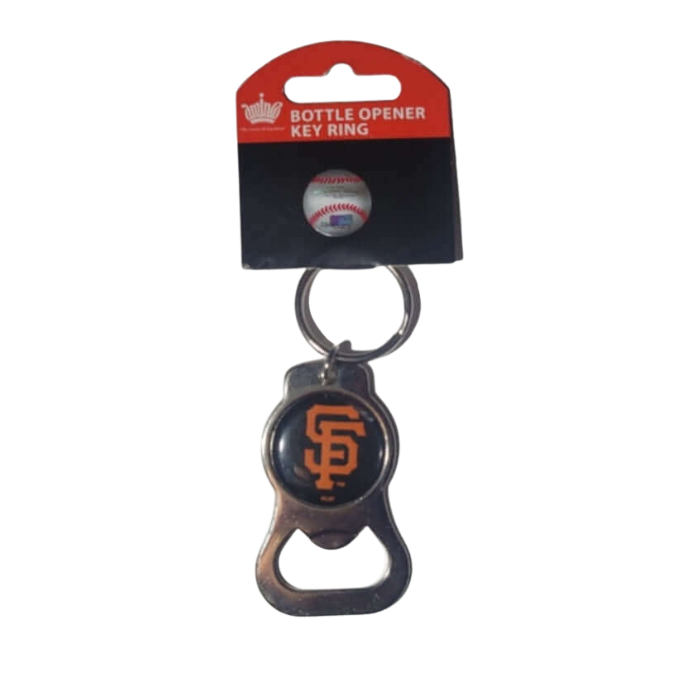 BOTTLE OPENER KEYCHAIN MLB SF