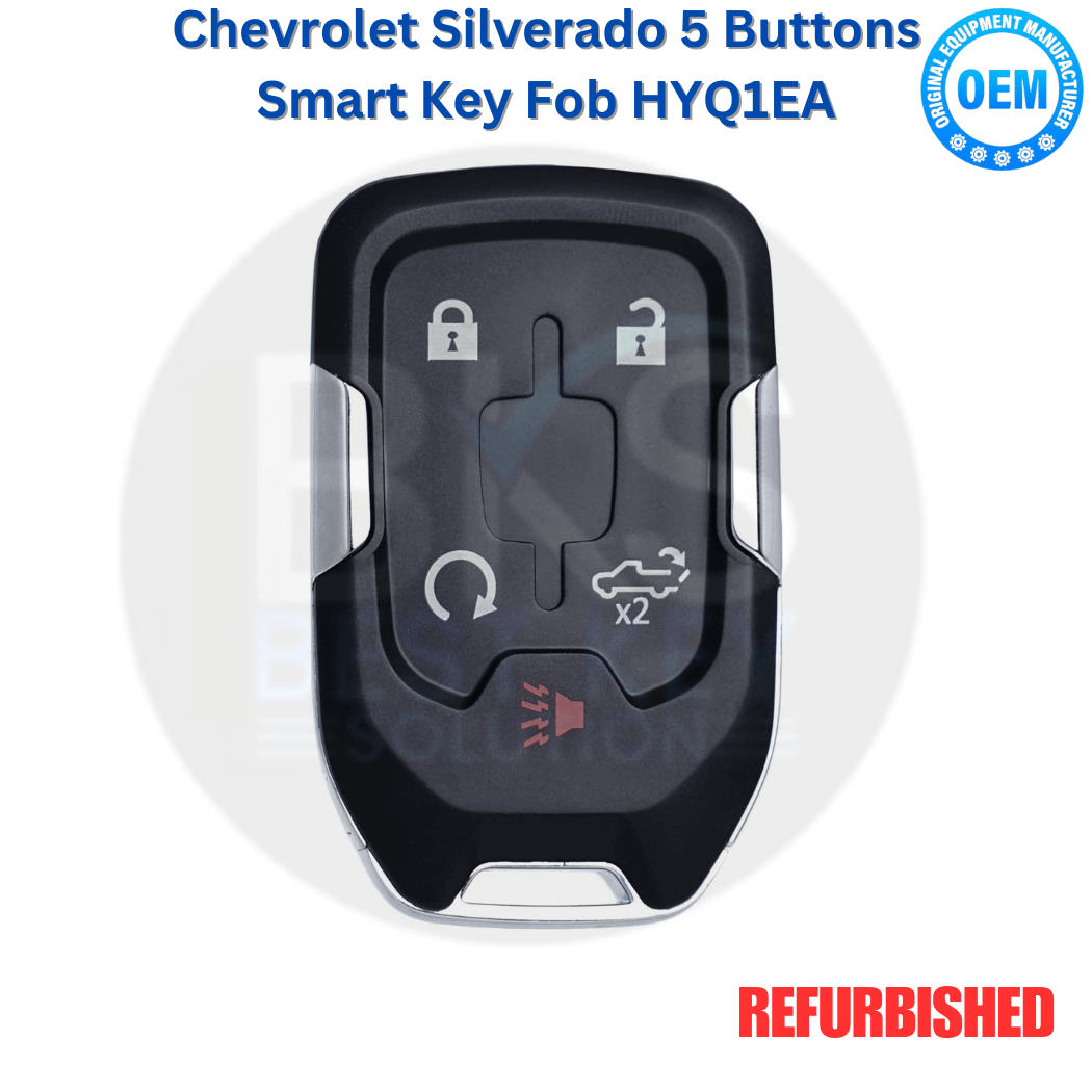 Chevrolet Silverado 2019-2020 Smart Key 5B Tailgate / Starter - FCC ID HYQ1EA - 434 MHz - Refurbished