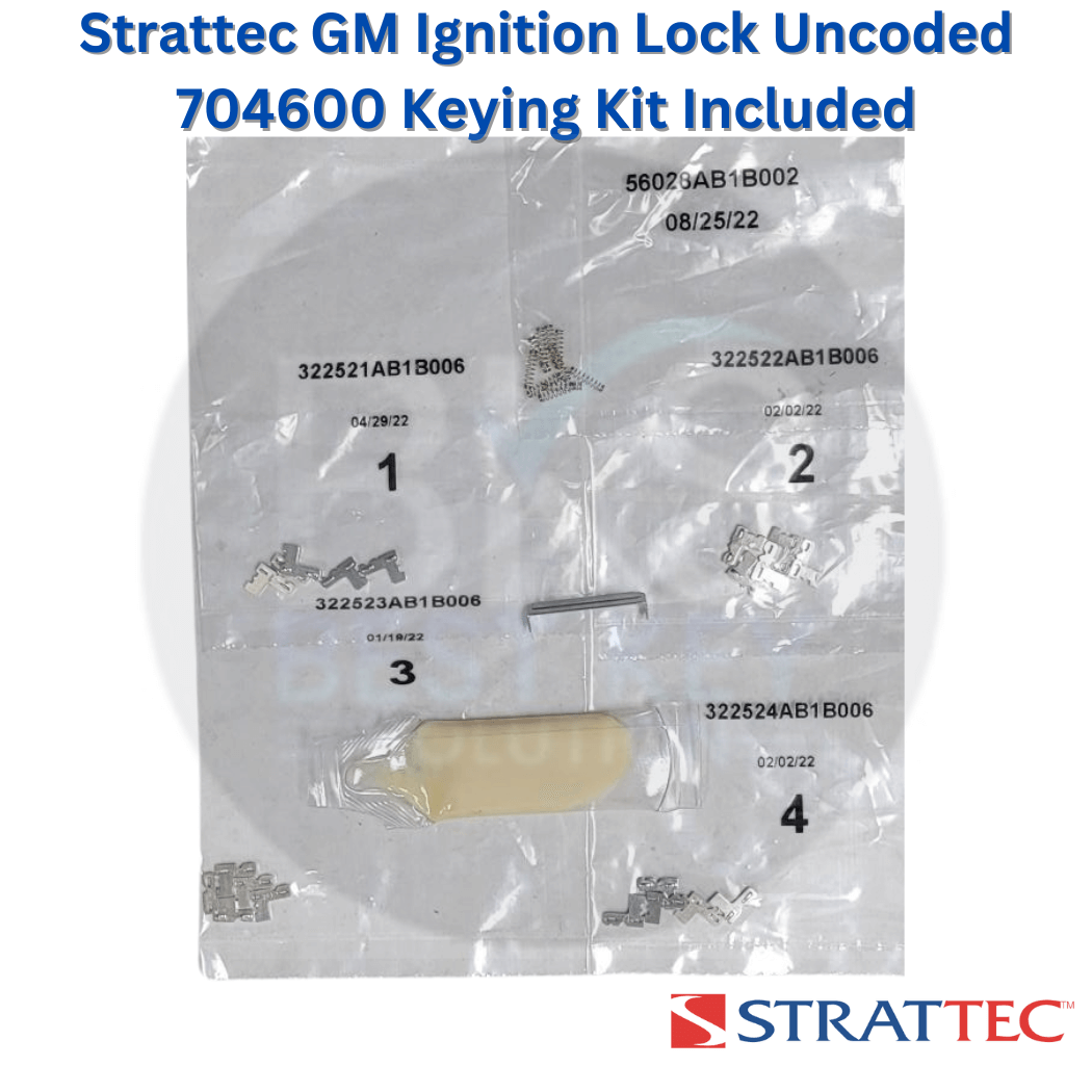 Strattec GM Truck Suv and Van Ignition Lock Repair Service Package Uncoded with keying kit P/N: 704600