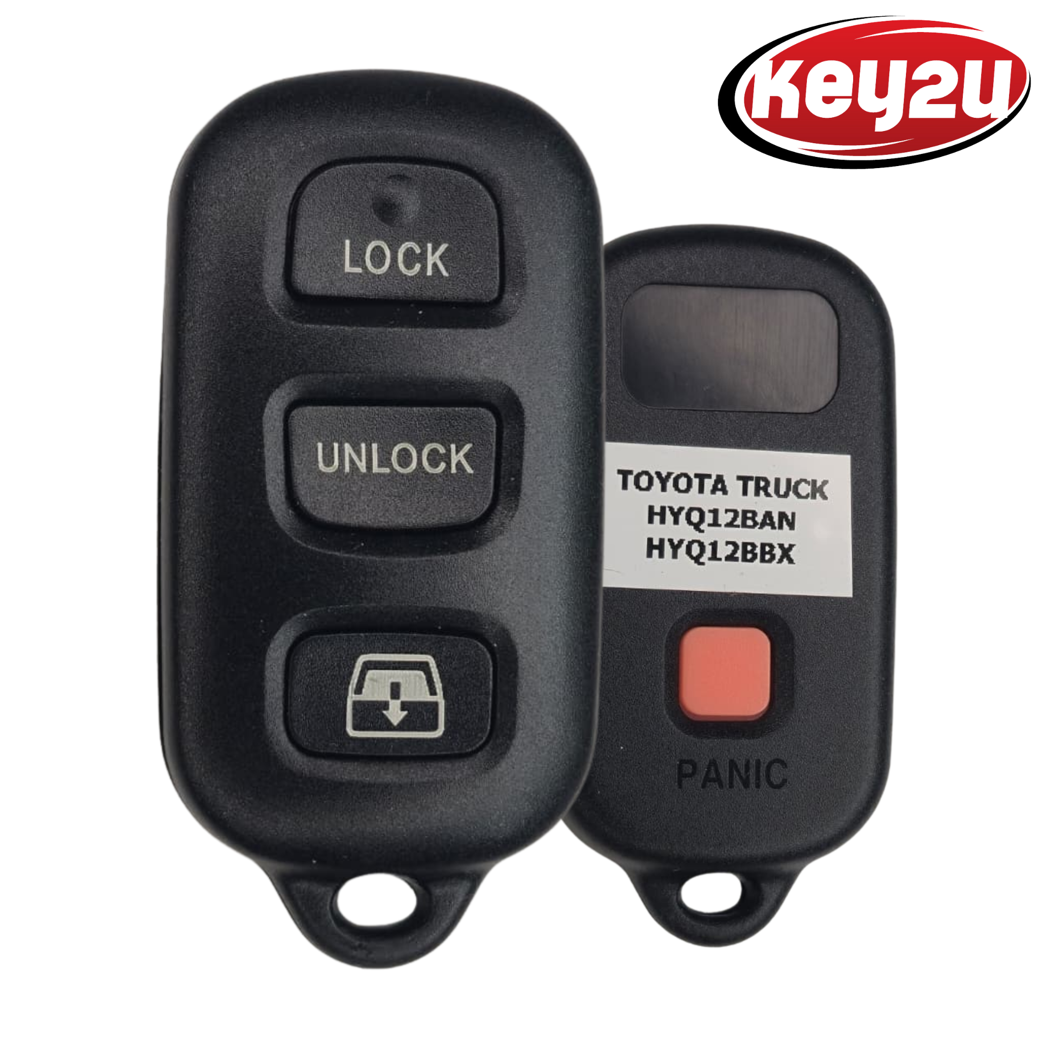 Toyota 4-Button Remote FCC ID: HYQ12BAN, HYQ12BBX, P/N: 89742-0C030