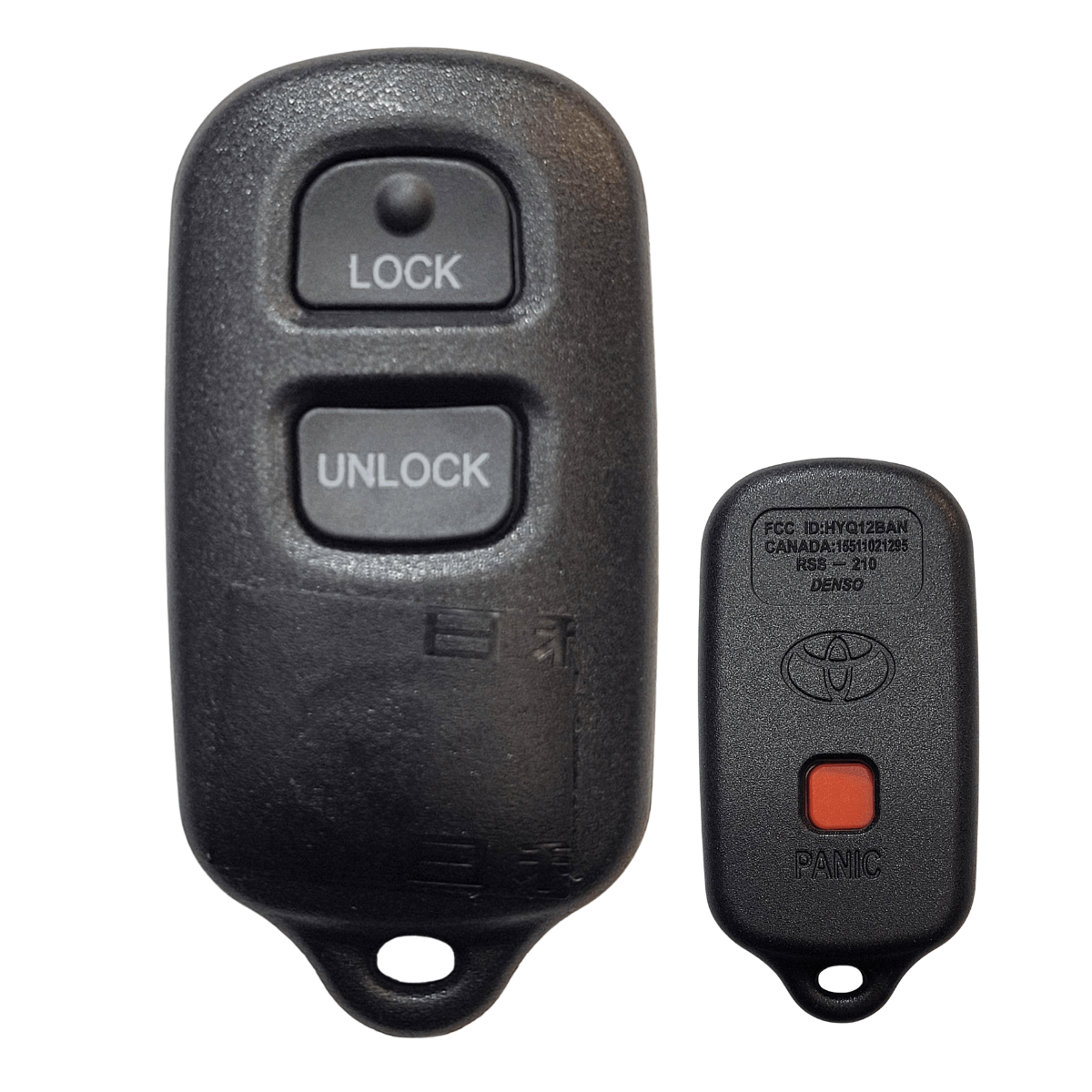 Toyota Scion 3-Button Remote Shell for FCC ID: HYQ12BBX, HYQ12BAN (key2u).