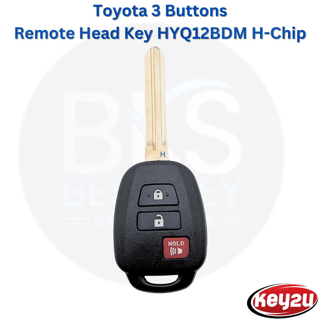 Toyota Tacoma RAV4 Remote Head Key Fob with FCC ID: HYQ12BDM - 3 Button H-Chip 315 MHz