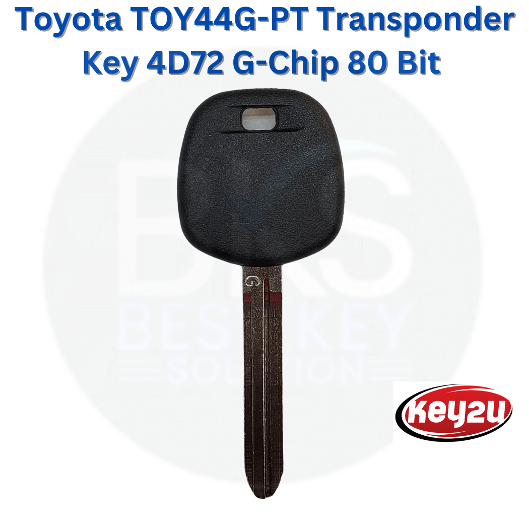 Toyota Scion TOY44G-PT Transponder Key Blank 4D-72 G-Chip