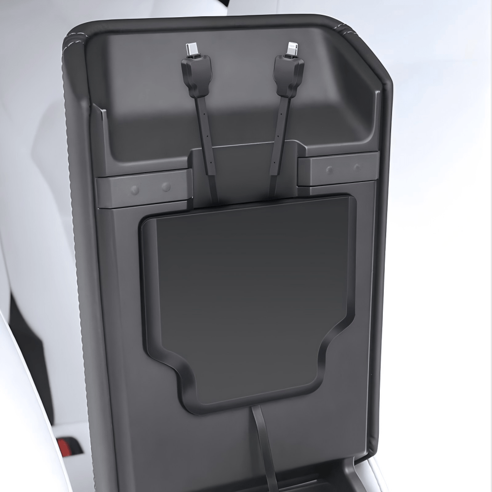 Armrest Box Hidden Expansion Dock for Model Y Juniper & Model 3 Highland