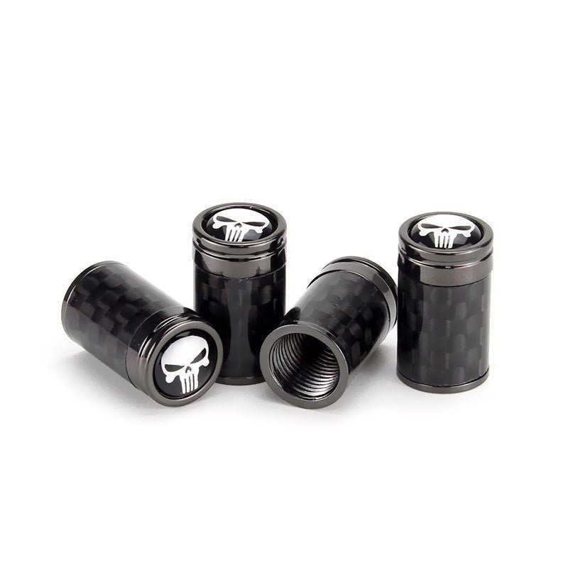 Carbon Fibre Car Wheel Tire Valve Stem Cap For Tesla Model3/Y/X/S(4pcs)
