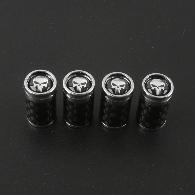 Carbon Fibre Car Wheel Tire Valve Stem Cap For Tesla Model3/Y/X/S(4pcs)