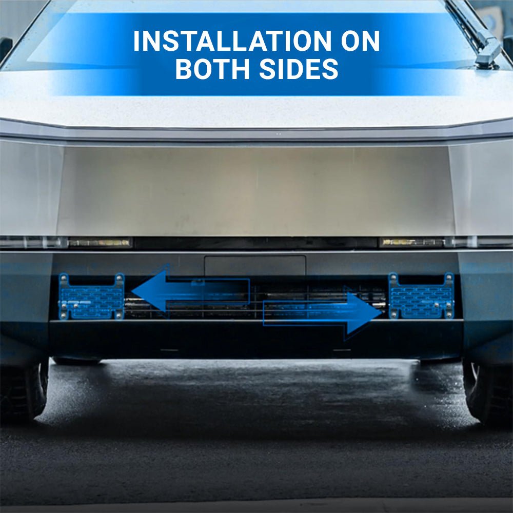 Cybertruck Front License Plate Holder | No-Drill, Anti-Theft Mounting Kit