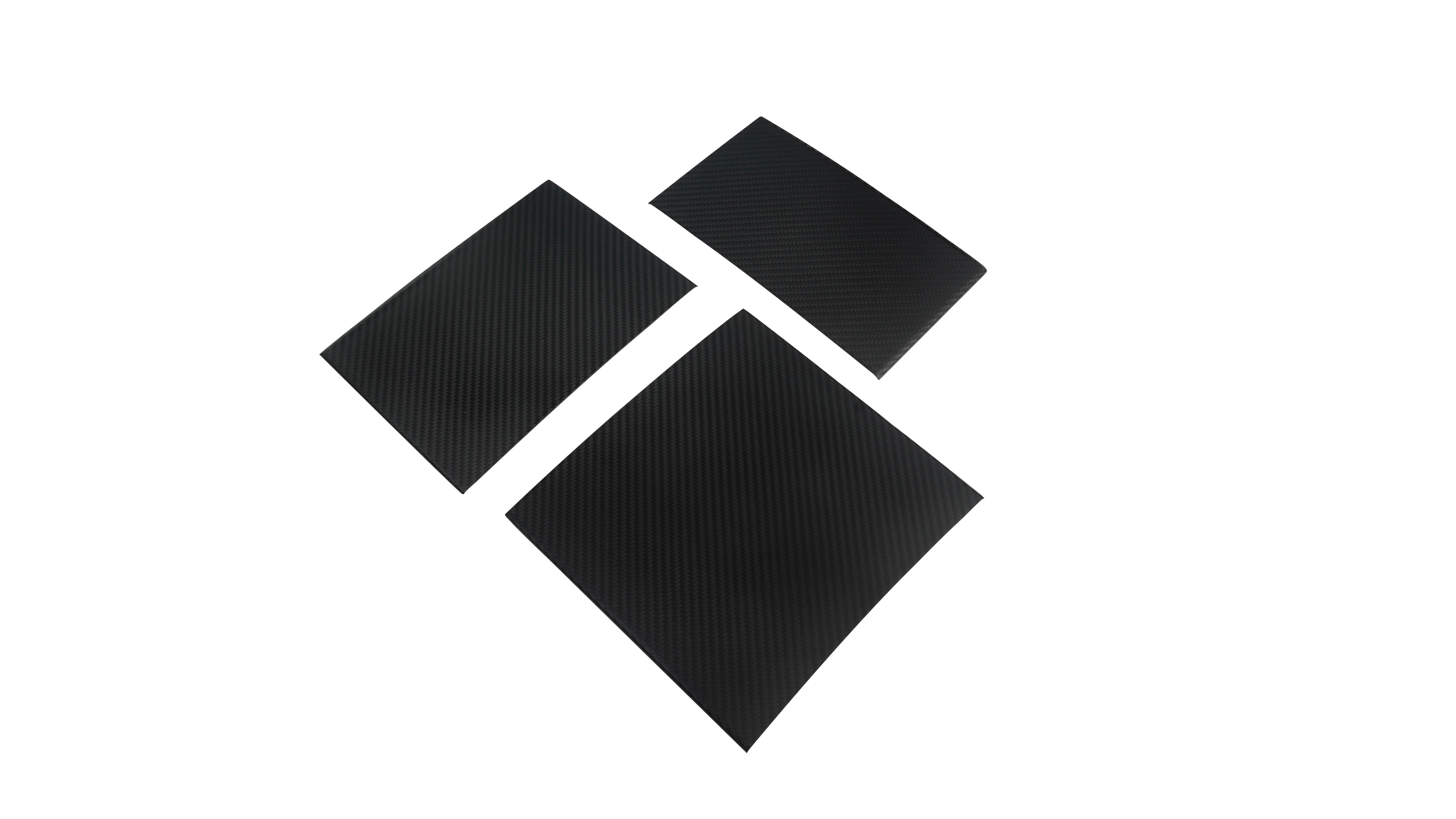 Dry Carbon Fiber Panel Console Wrap For Model Y Juniper / Model 3 Highland