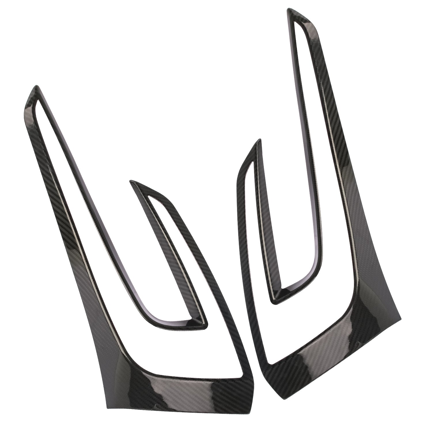 Dry Carbon Fiber Tail Light Cover for Tesla Model 3 Highland (2 pcs)