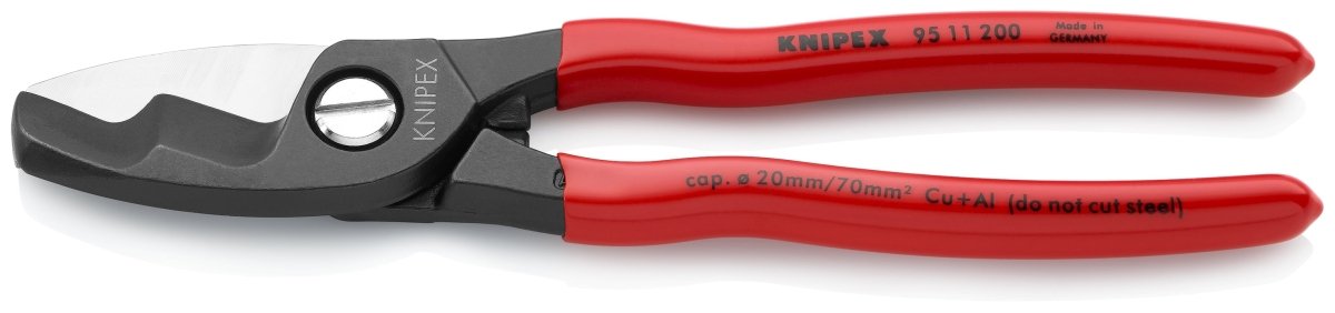 Knipex Cable Shears With Twin Cutting Edge 8