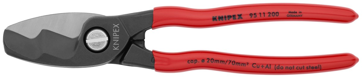 Knipex Cable Shears With Twin Cutting Edge 8