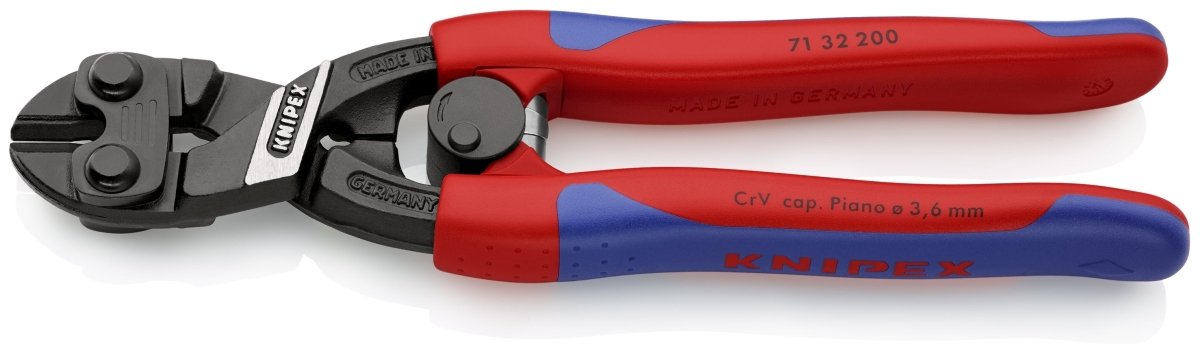 Knipex CoBalt® High Leverage Compact Bolt Cutters 8
