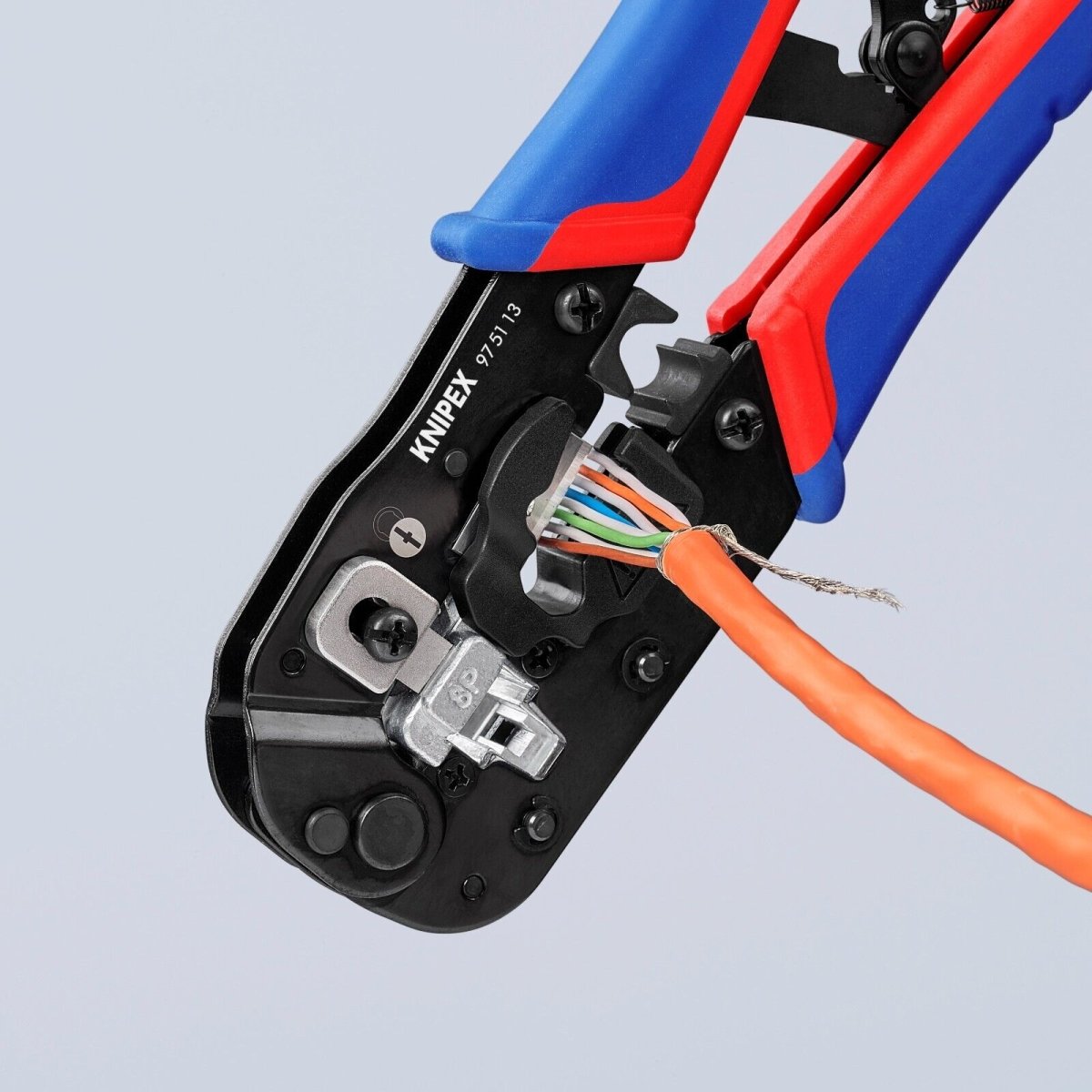 Knipex Crimping Pliers For RJ45 Western Plugs 7 1/2