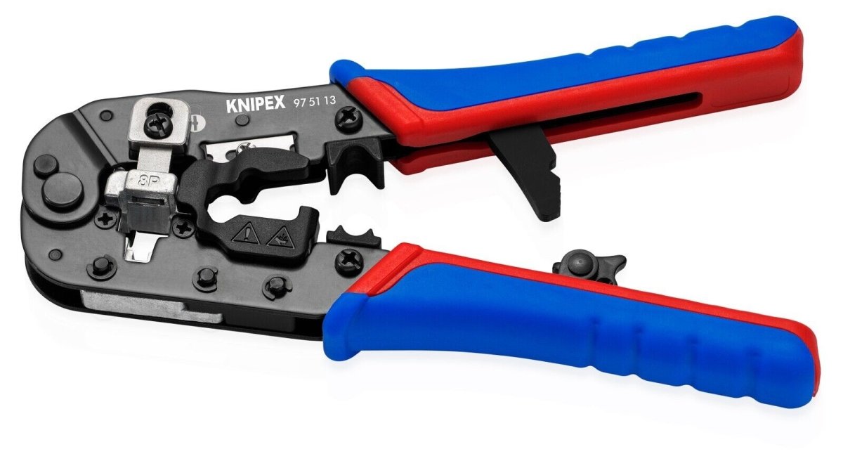 Knipex Crimping Pliers For RJ45 Western Plugs 7 1/2