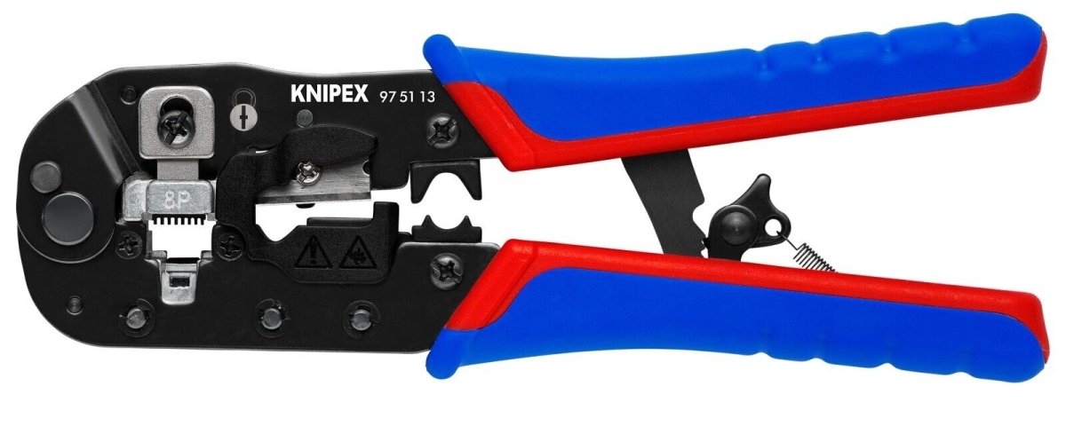 Knipex Crimping Pliers For RJ45 Western Plugs 7 1/2