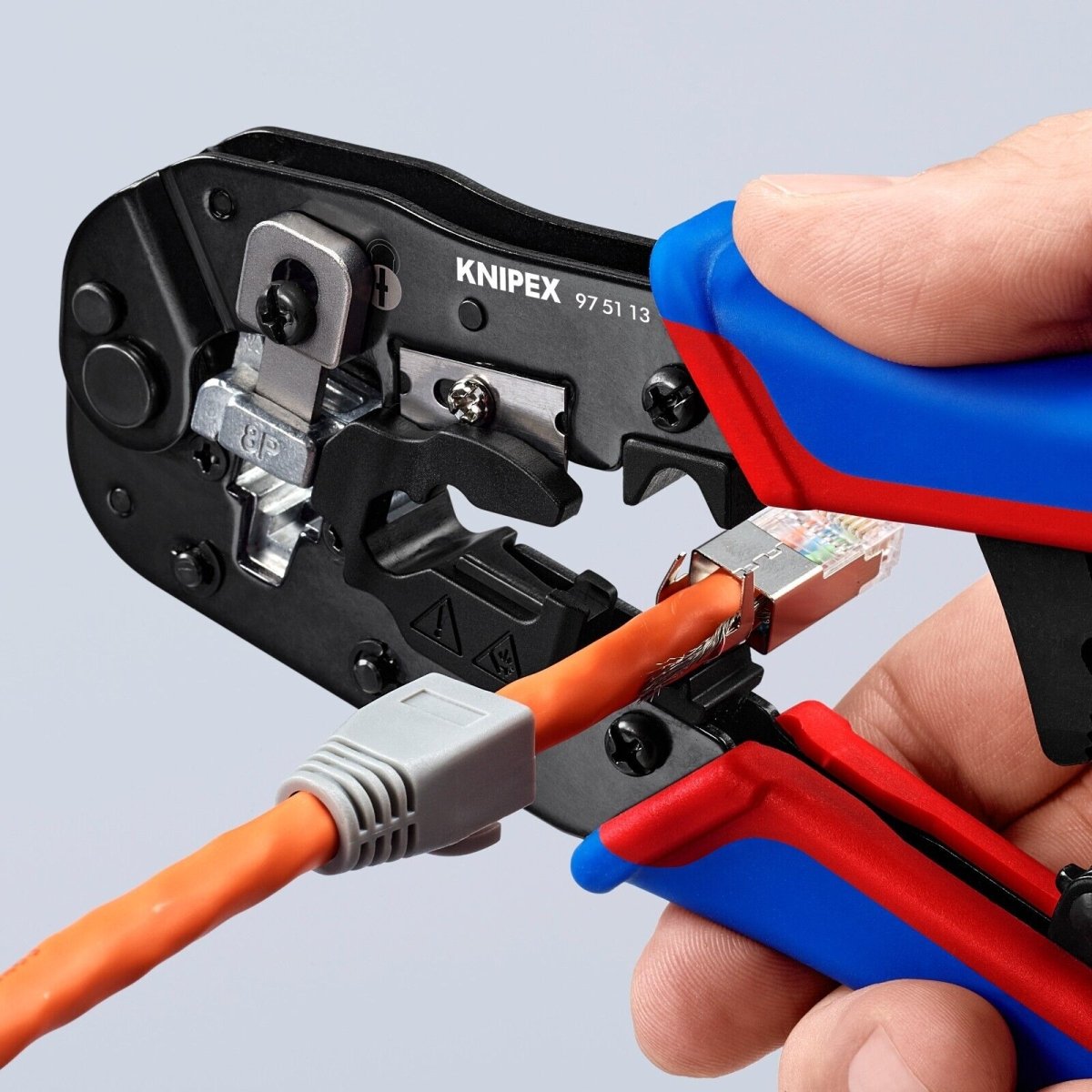 Knipex Crimping Pliers For RJ45 Western Plugs 7 1/2