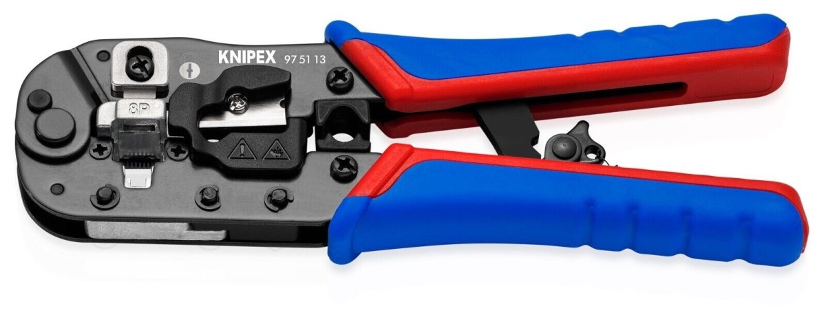 Knipex Crimping Pliers For RJ45 Western Plugs 7 1/2