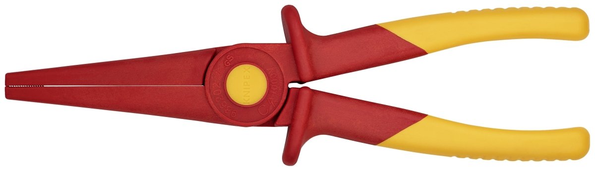 Knipex Insulated Flat Nose Plastic Pliers 8 3/4
